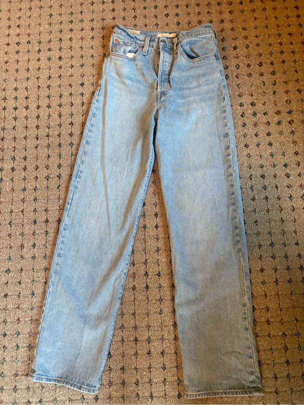 Levi’s Women’s Ribcage Straight Full Length Jeans Size 27 - Picture 5 of 8